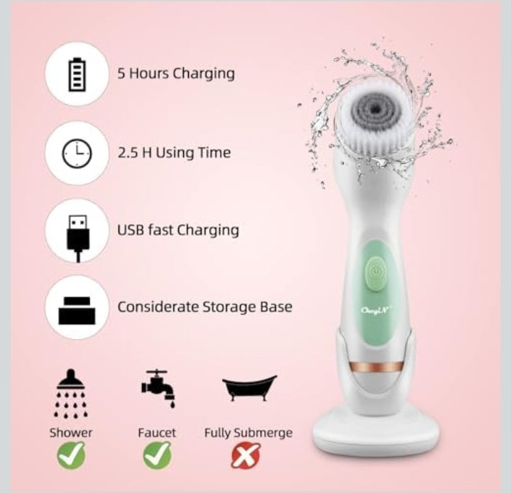 Electric Facial Cleansing Brush