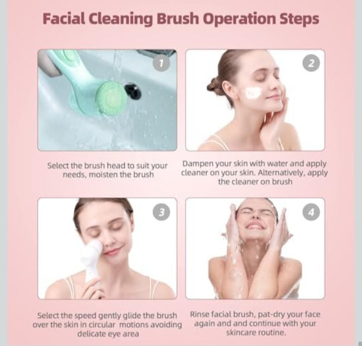 Electric Facial Cleansing Brush